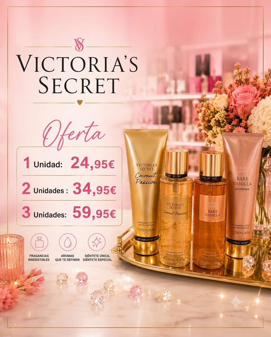 3 ofertes de Victoria's Secret.